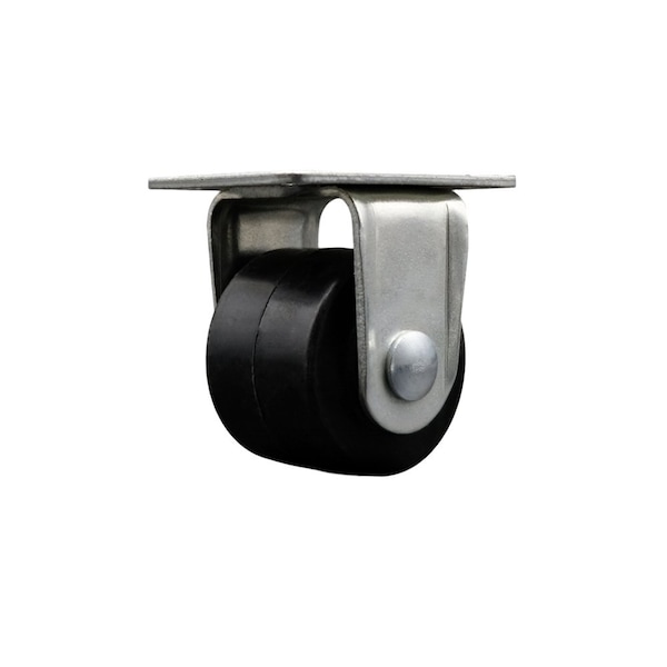 Low Profile Polyolefin 2-1/2'' Wheel Top Plate Rigid Caster